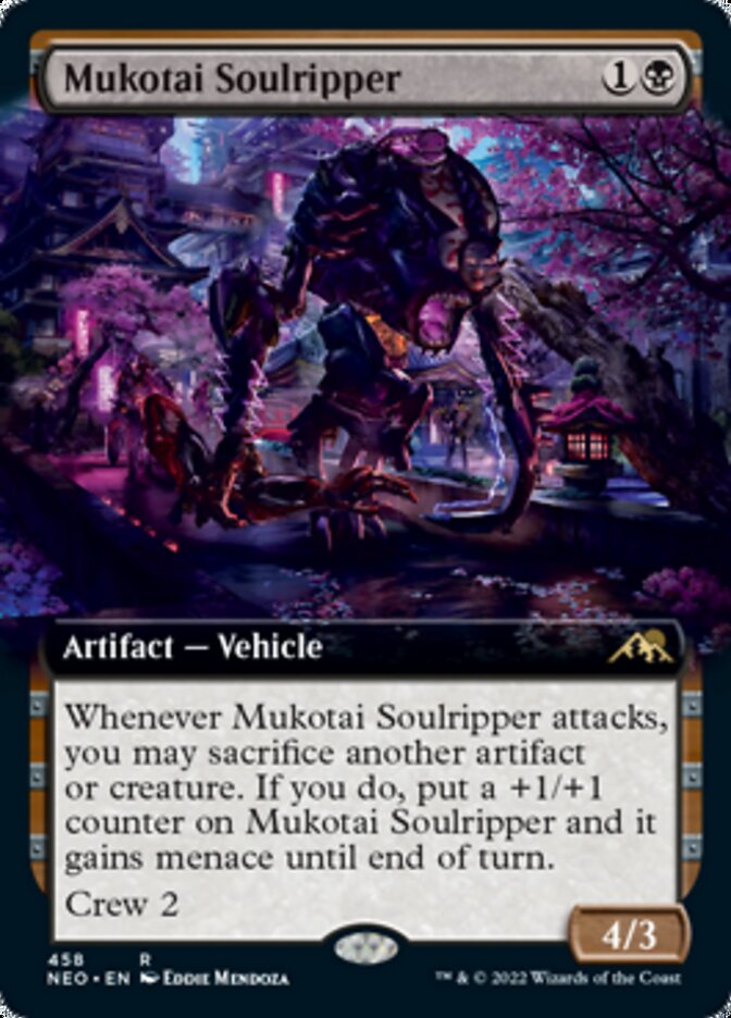 Mukotai Soulripper (Extended Art) [Kamigawa: Neon Dynasty] | Local Legends