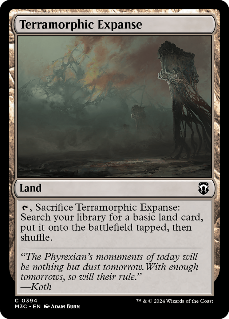 Terramorphic Expanse (Ripple Foil) [Modern Horizons 3 Commander] | Local Legends