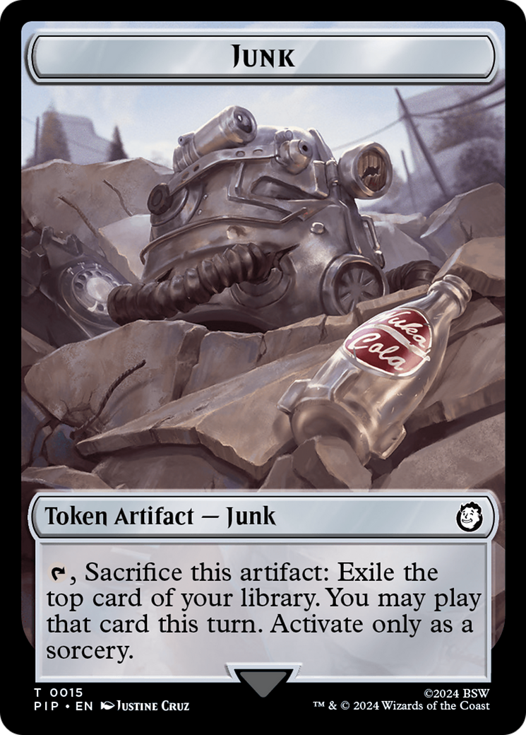 Junk // Settlement Double-Sided Token [Fallout Tokens] | Local Legends