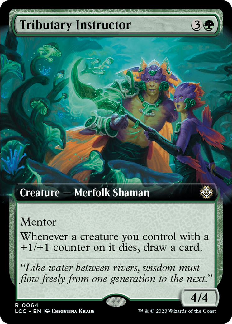 Tributary Instructor (Extended Art) [The Lost Caverns of Ixalan Commander] | Local Legends
