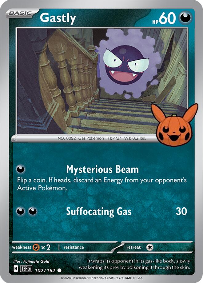 Gastly (102/162) [Trick or Trade 2024] | Golgari Games