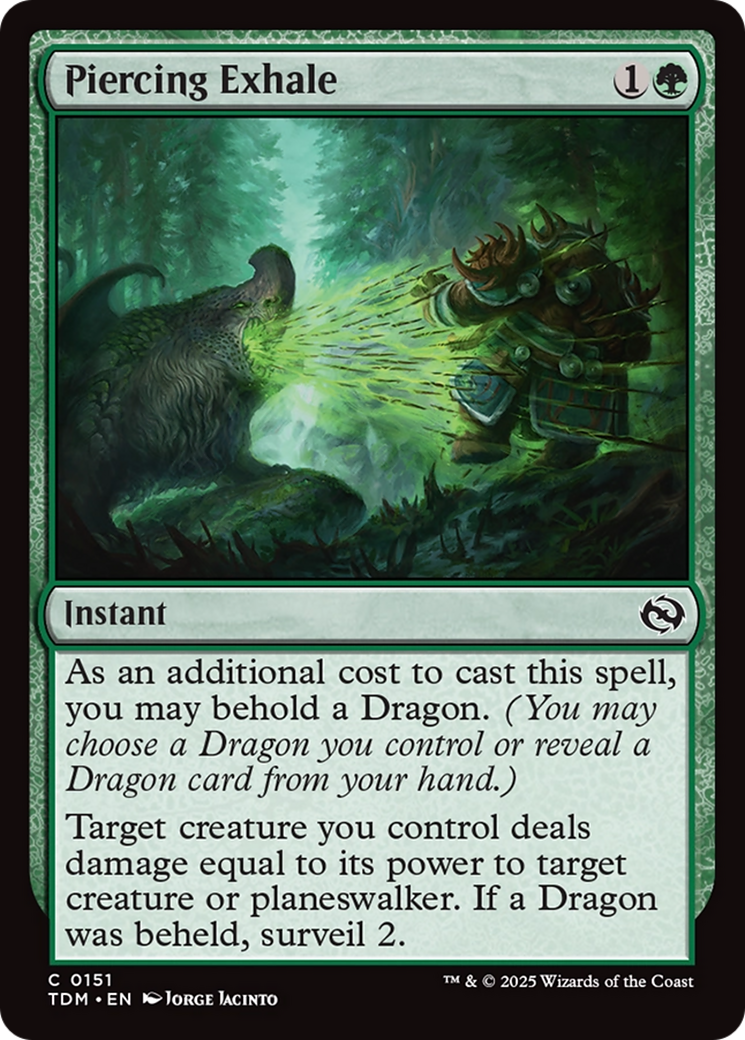 Piercing Exhale [Tarkir: Dragonstorm] | Local Legends