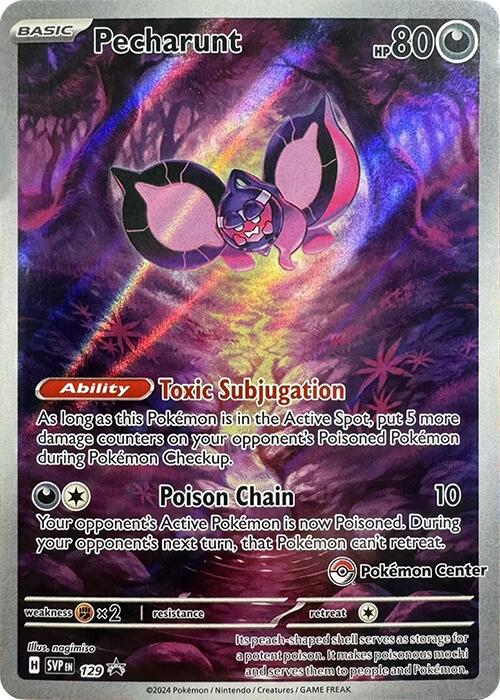 Pecharunt (129) (Pokemon Center Exclusive) [Scarlet & Violet: Black Star Promos] | Golgari Games