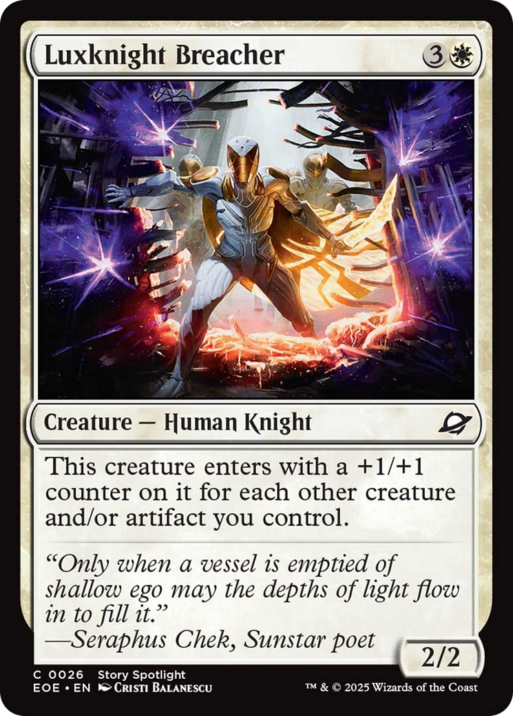 Luxknight Breacher [Edge of Eternities] | Local Legends