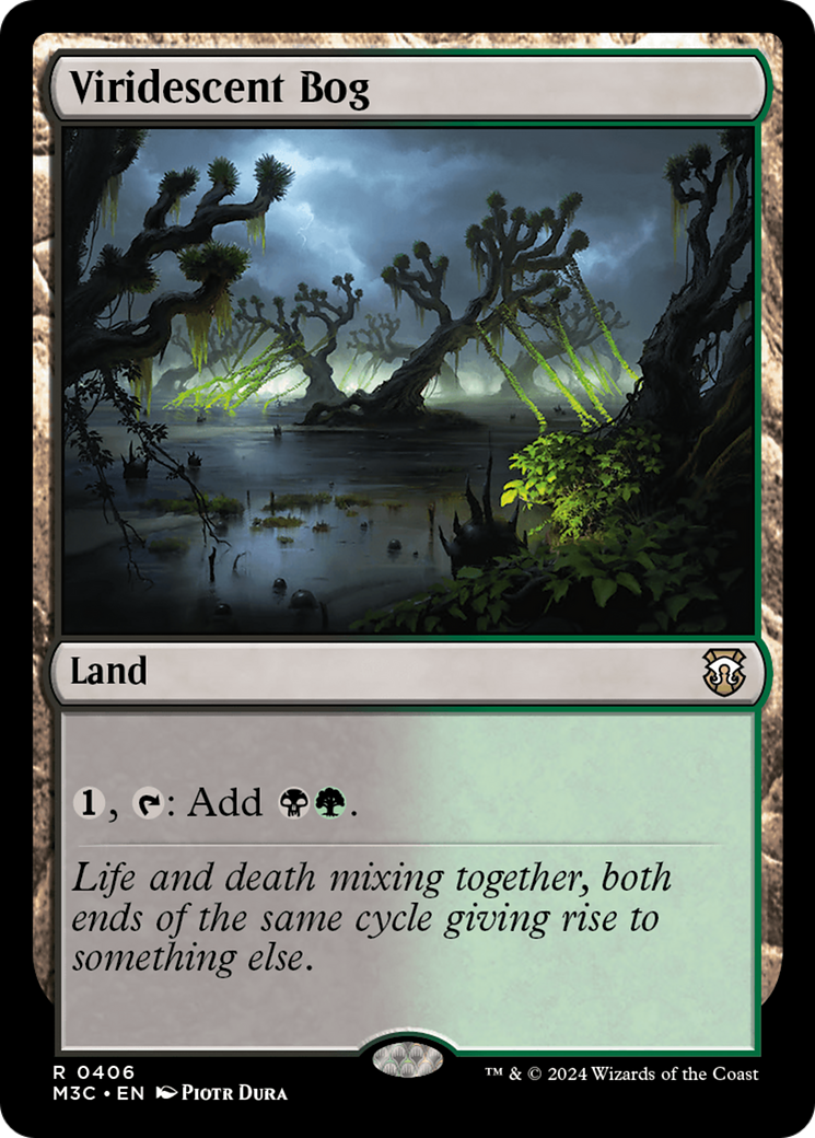 Viridescent Bog (Ripple Foil) [Modern Horizons 3 Commander] | Local Legends