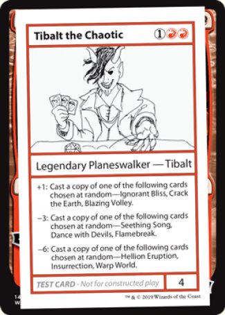 Tibalt the Chaotic (2021 Edition) [Mystery Booster Playtest Cards] | Local Legends
