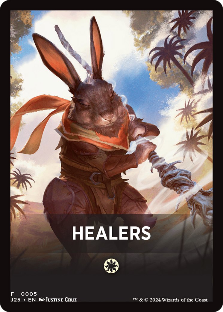 Healers Theme Card [Foundations Jumpstart Front Cards] | Local Legends