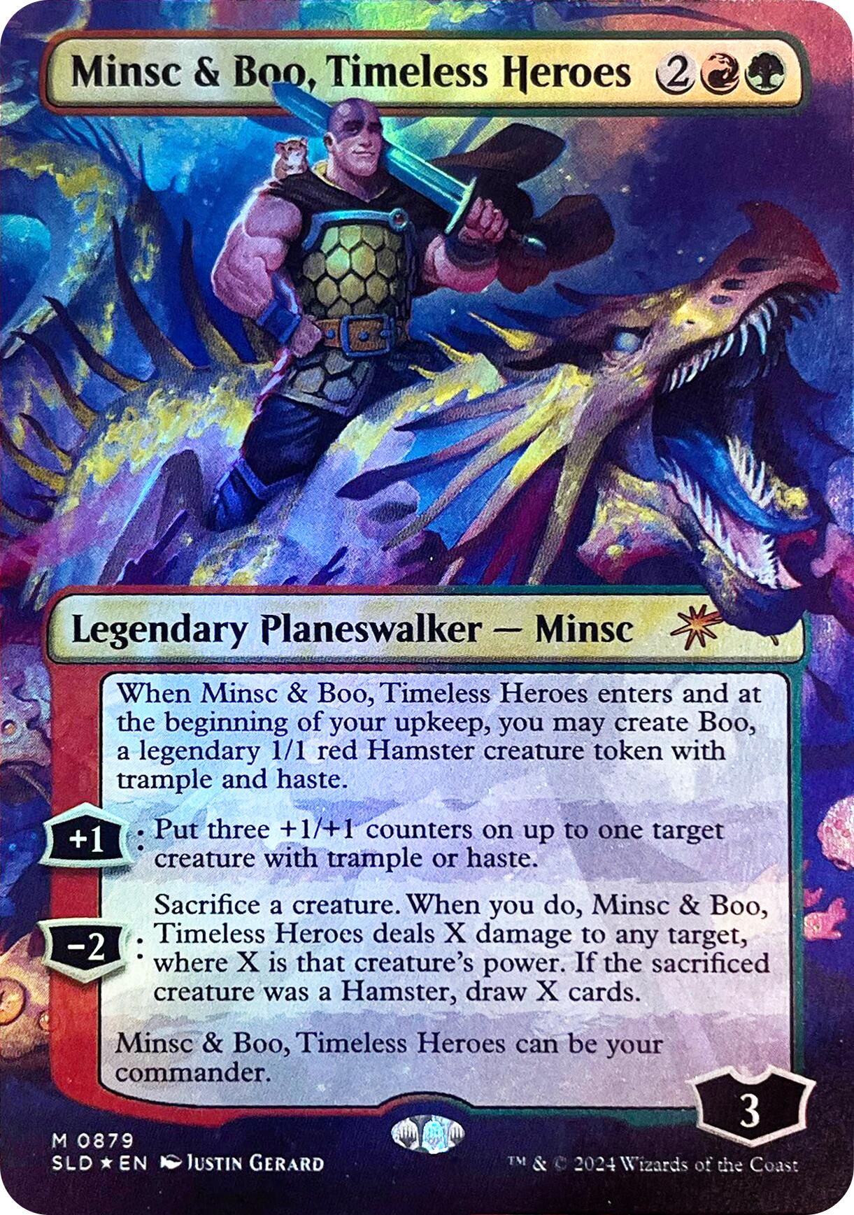 Minsc & Boo, Timeless Heroes (Rainbow Foil) [Secret Lair Drop Series] | Local Legends