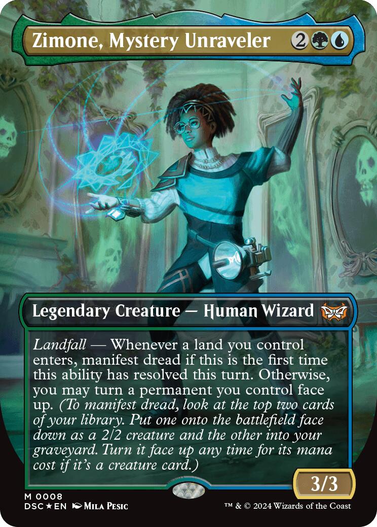 Zimone, Mystery Unraveler (Borderless) | Local Legends