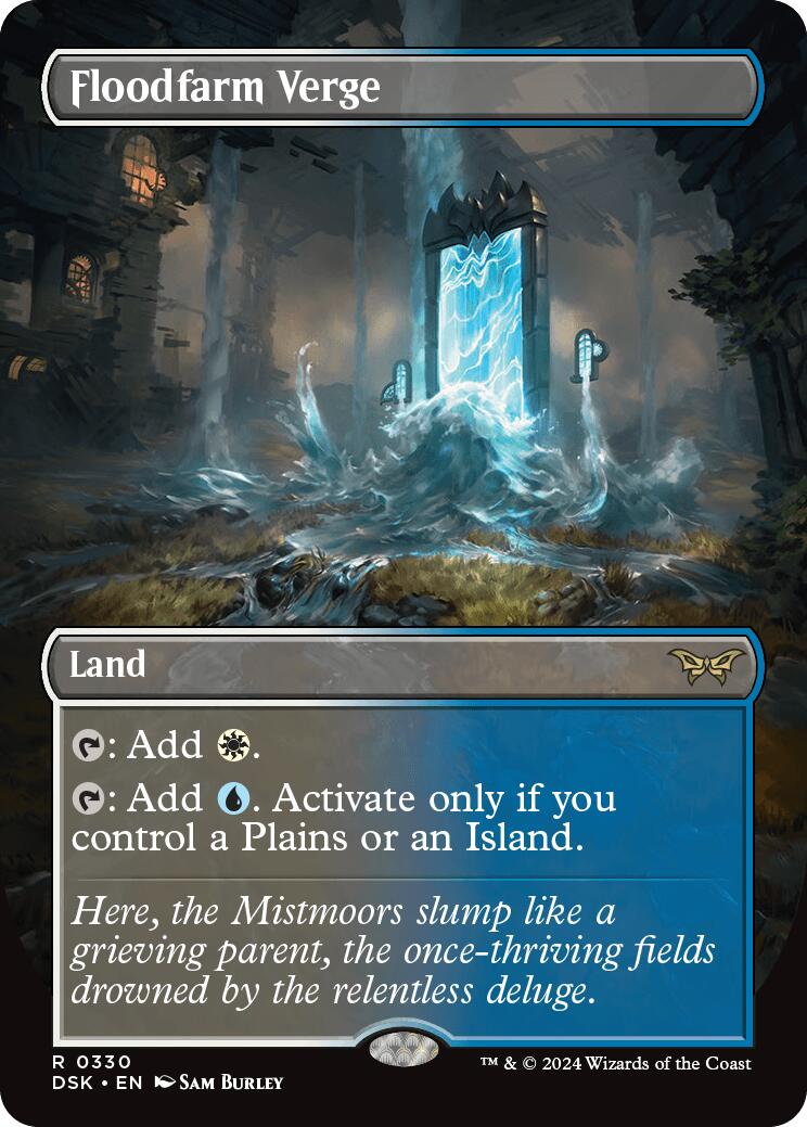 Floodfarm Verge (Borderless) [Duskmourn: House of Horror] | Local Legends