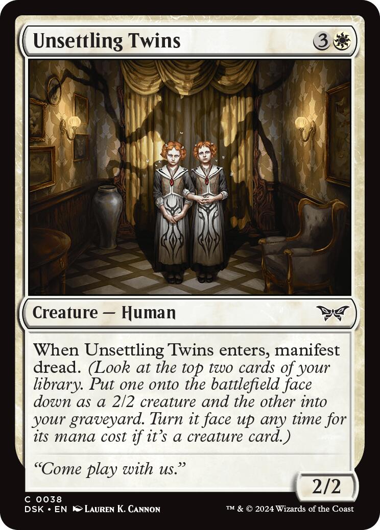 Unsettling Twins [Duskmourn: House of Horror] | Golgari Games