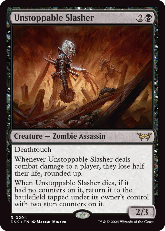Unstoppable Slasher (0294) [Duskmourn: House of Horror] | Local Legends