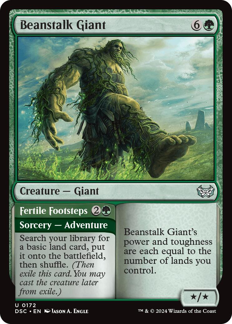 Beanstalk Giant [Duskmourn: House of Horror Commander] | Golgari Games