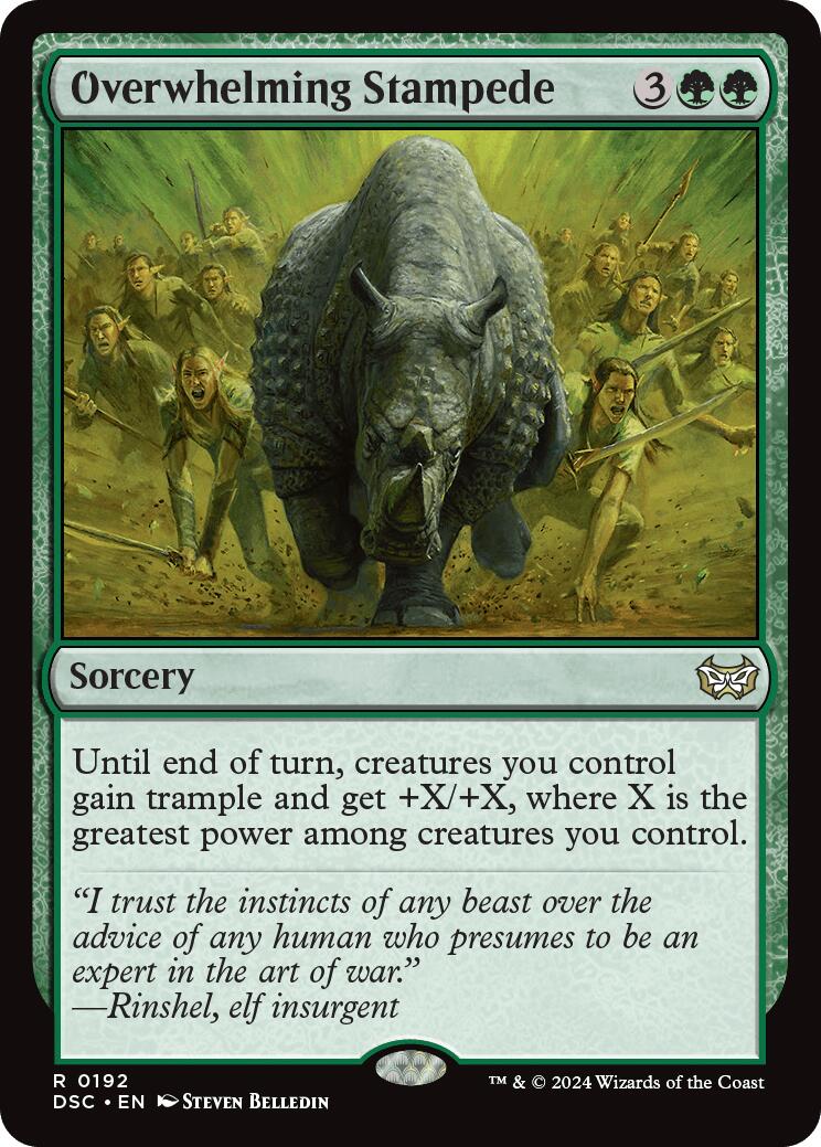 Overwhelming Stampede [Duskmourn: House of Horror Commander] | Local Legends