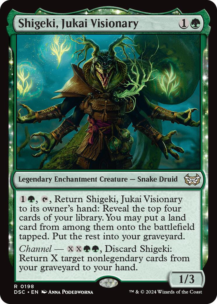 Shigeki, Jukai Visionary [Duskmourn: House of Horror Commander] | Golgari Games