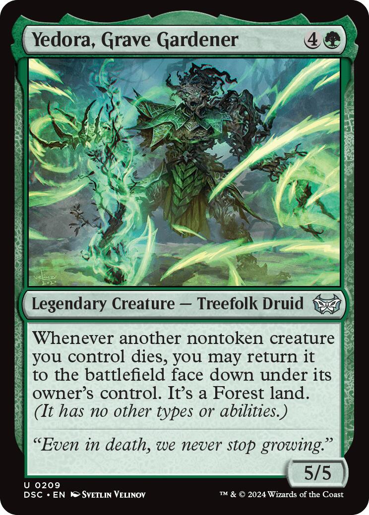 Yedora, Grave Gardener [Duskmourn: House of Horror Commander] | Golgari Games