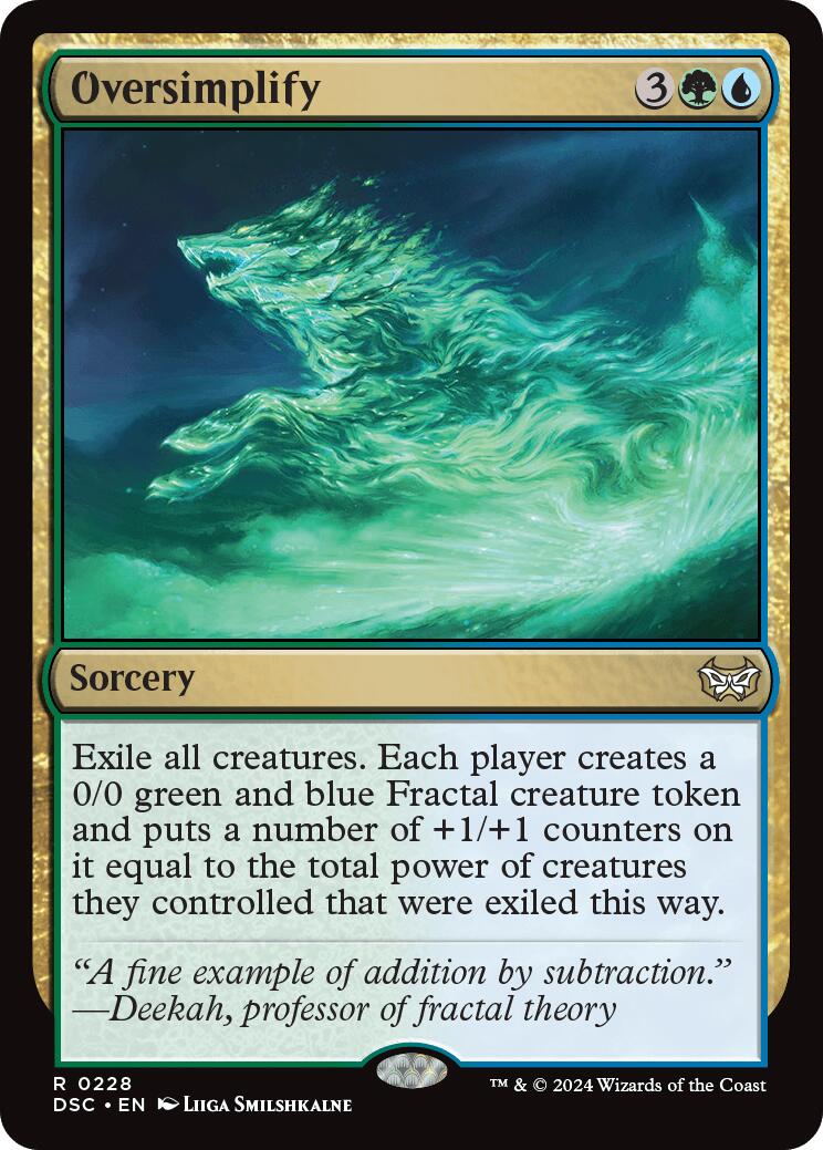 Oversimplify [Duskmourn: House of Horror Commander] | Local Legends