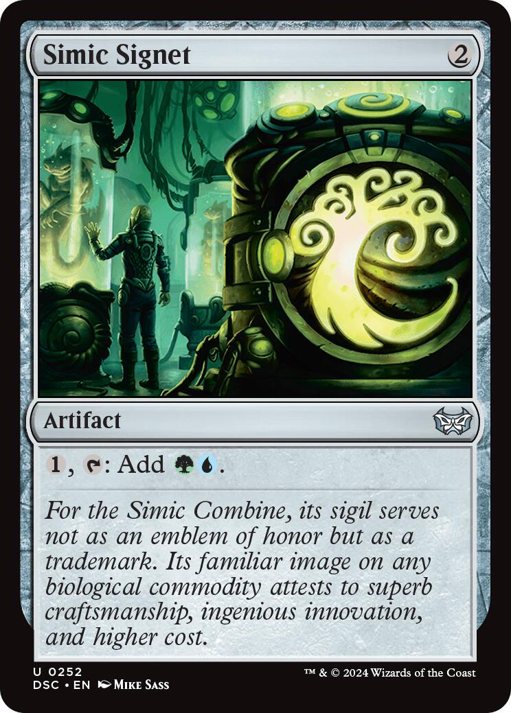 Simic Signet [Duskmourn: House of Horror Commander] | Local Legends