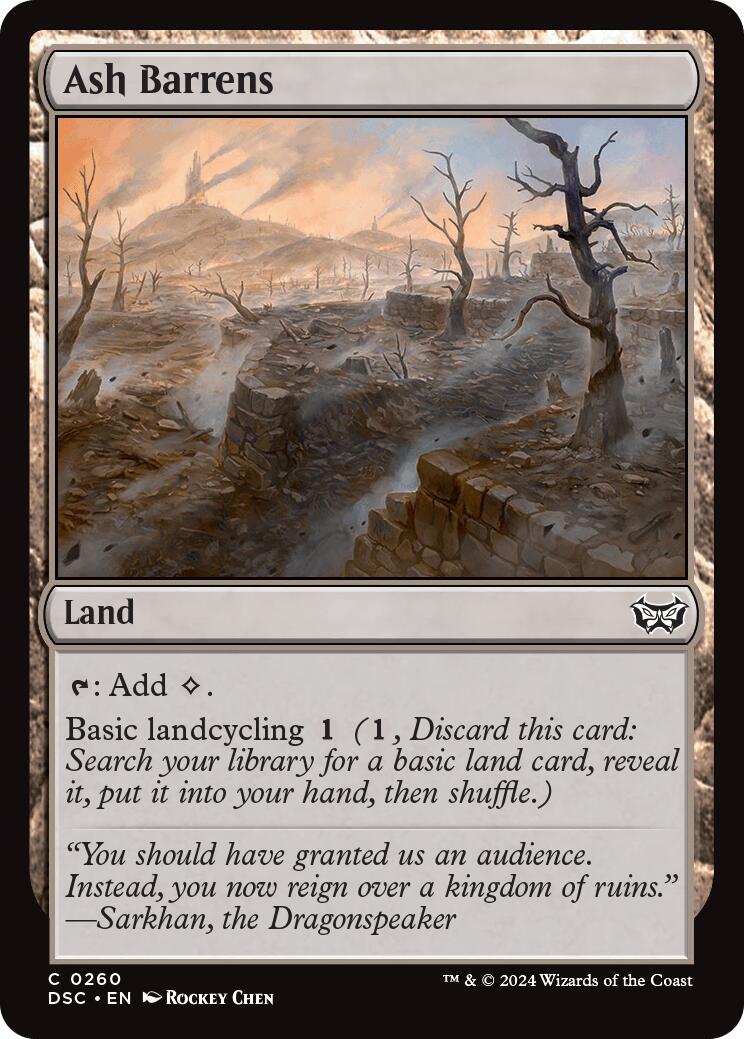 Ash Barrens | Local Legends