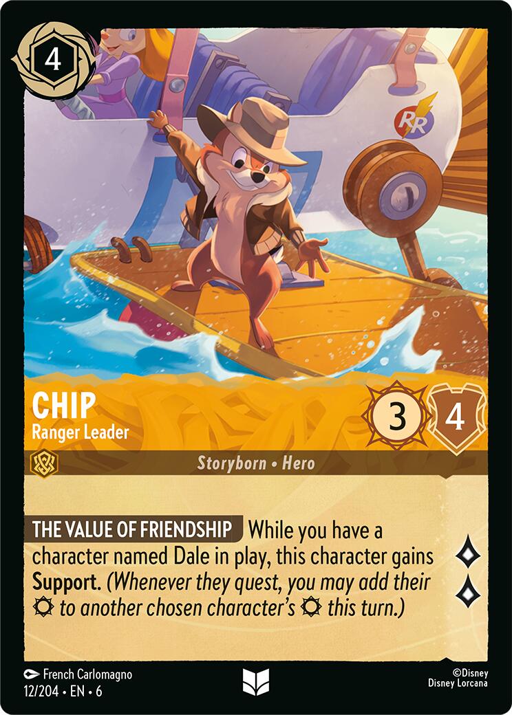 Chip - Ranger Leader (12/204) [Azurite Sea] | Local Legends