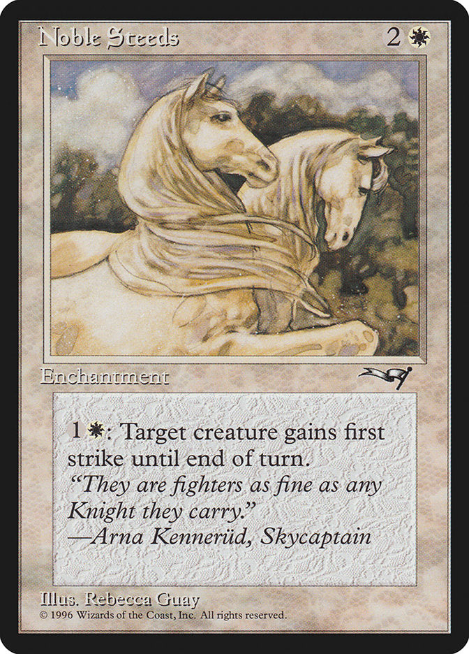 Noble Steeds (Leg Raised) [Alliances] | Local Legends