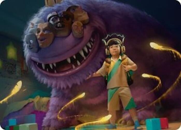 Toby, Beastie Befriender Art Card [Duskmourn: House of Horror Art Series] | Local Legends