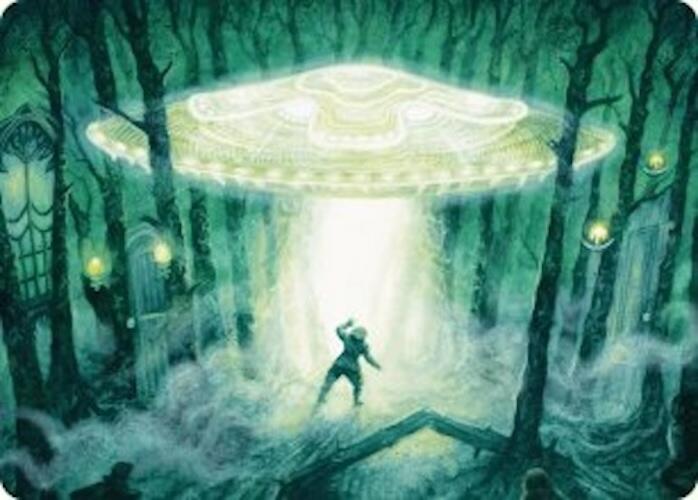 Unidentified Hovership Art Card [Duskmourn: House of Horror Art Series] | Local Legends