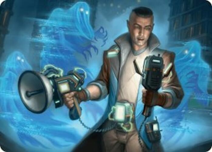 Paranormal Analyst Art Card [Duskmourn: House of Horror Art Series] | Local Legends