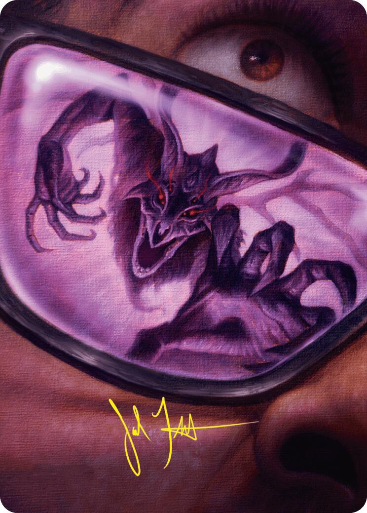 Doomsday Excruciator Art Card (Gold-Stamped Signature) [Duskmourn: House of Horror Art Series] | Local Legends