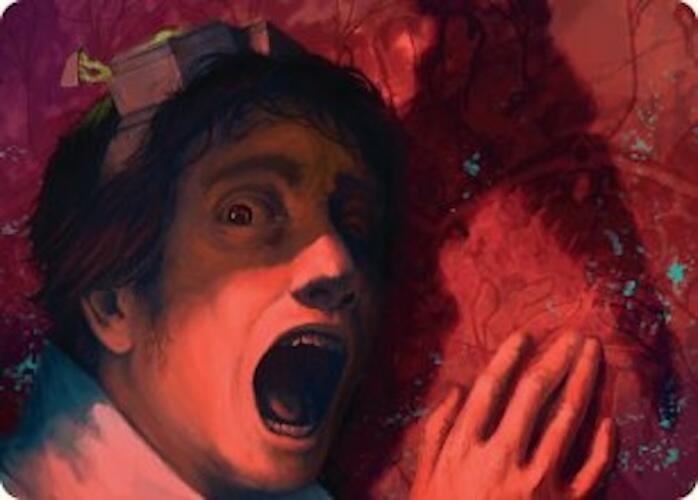 Murder Art Card [Duskmourn: House of Horror Art Series] | Local Legends