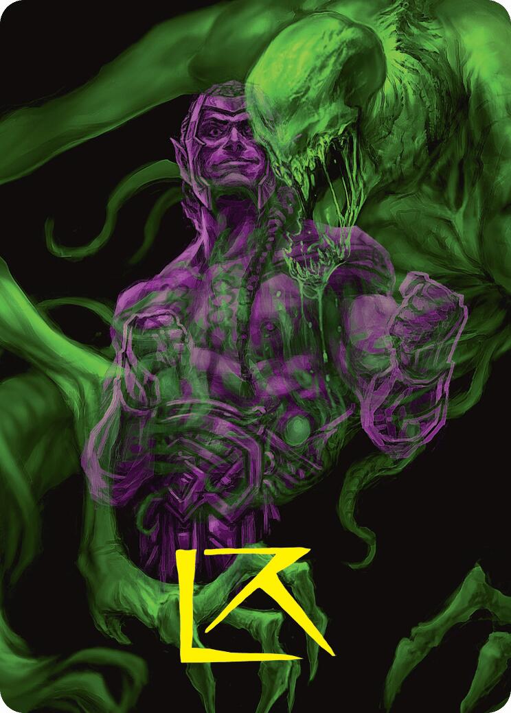 Tyvar, the Pummeler Art Card (Gold-Stamped Signature) [Duskmourn: House of Horror Art Series] | Local Legends