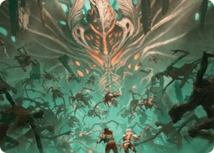 Valgavoth's Onslaught Art Card [Duskmourn: House of Horror Art Series] | Local Legends