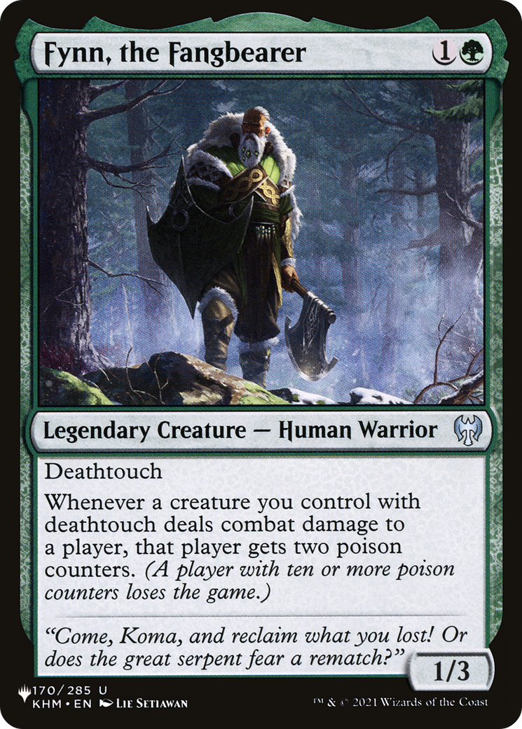 Fynn, the Fangbearer [The List] | Local Legends