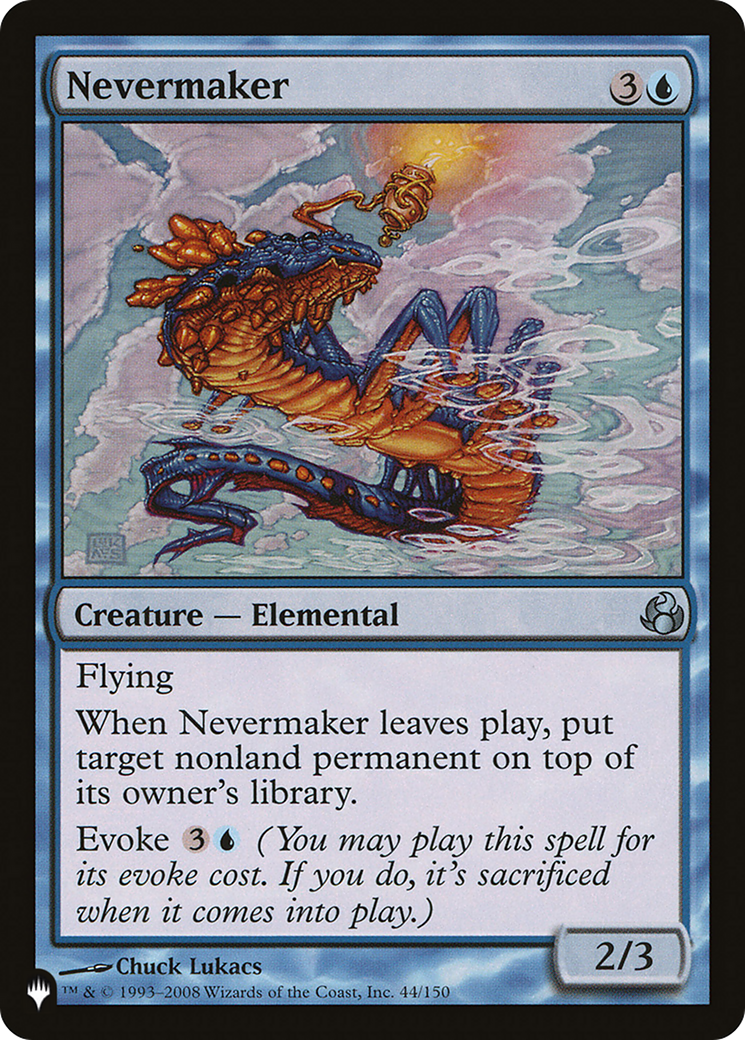 Nevermaker [The List] | Local Legends