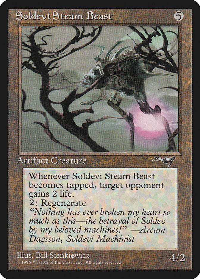 Soldevi Steam Beast (Purple Light Background) [Alliances] | Local Legends