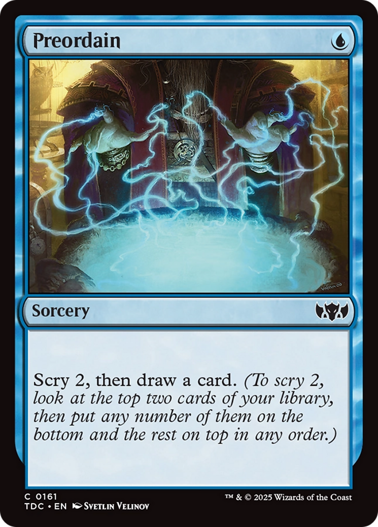 Preordain [Tarkir: Dragonstorm Commander] | Local Legends