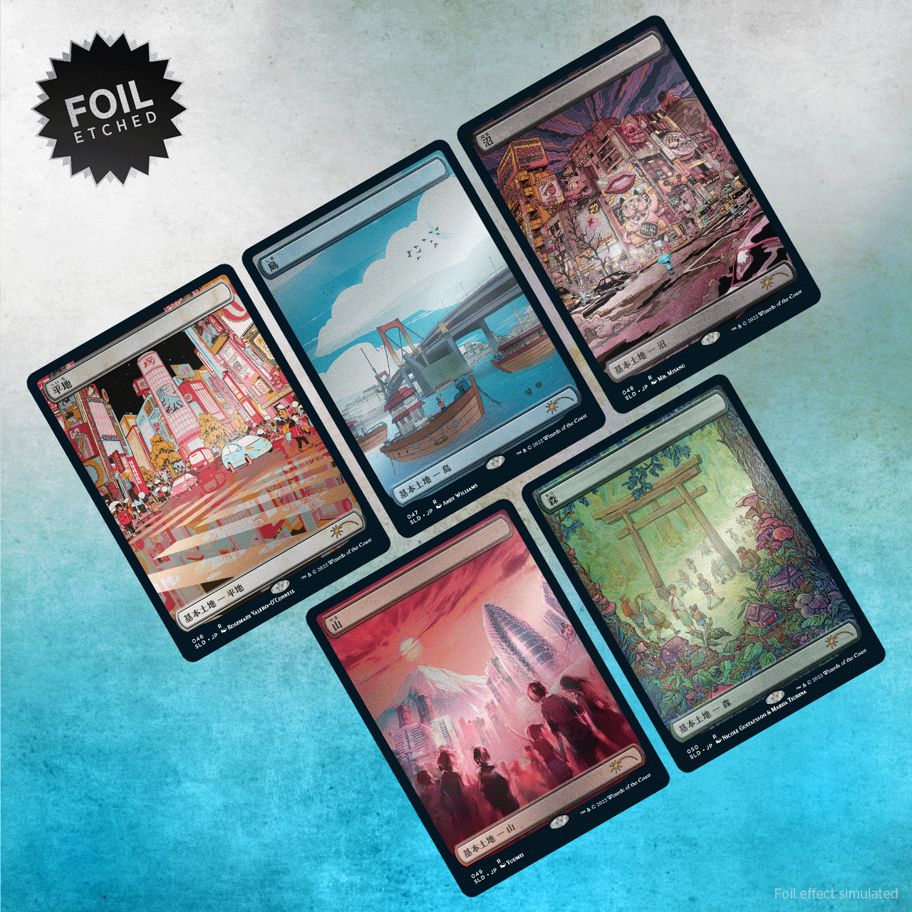 Secret Lair: Drop Series - The Tokyo Lands (Foil Etched Edition) | Local Legends