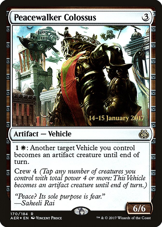 Peacewalker Colossus [Aether Revolt Prerelease Promos] | Local Legends