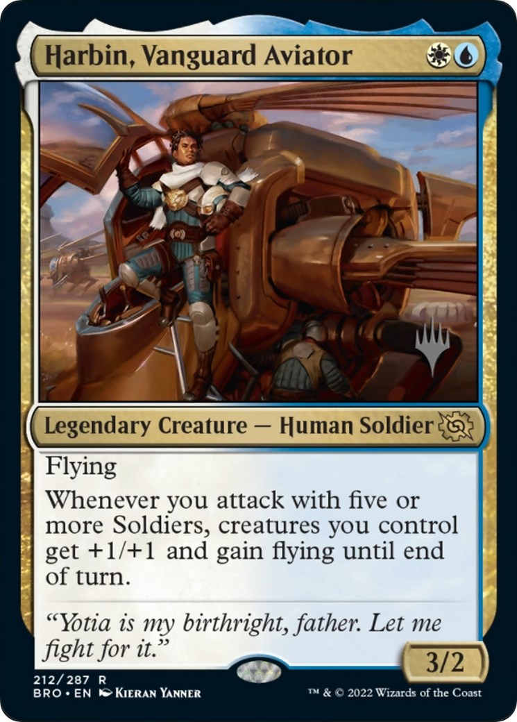 Harbin, Vanguard Aviator (Promo Pack) [The Brothers' War Promos] | Golgari Games