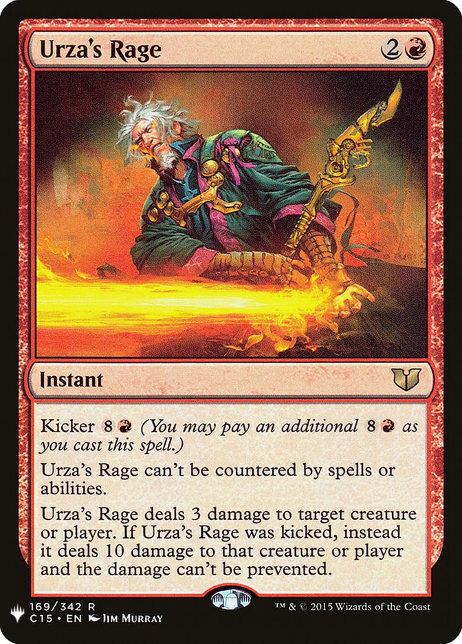Urza's Rage [The List] | Local Legends