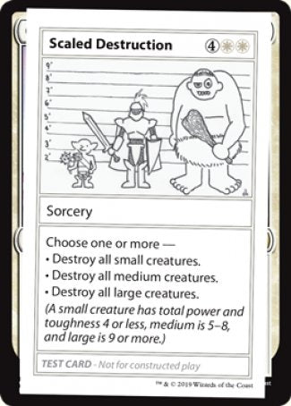 Scaled Destruction (2021 Edition) [Mystery Booster Playtest Cards] | Local Legends
