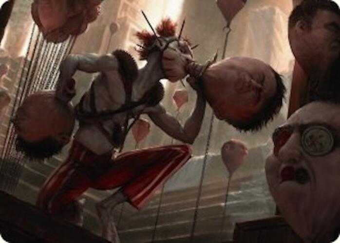 The Jolly Balloon Man Art Card [Duskmourn: House of Horror Art Series] | Local Legends