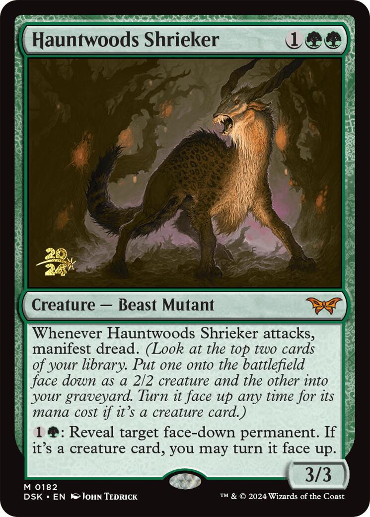 Hauntwoods Shrieker [Duskmourn: House of Horror Prerelease Promos] | Local Legends
