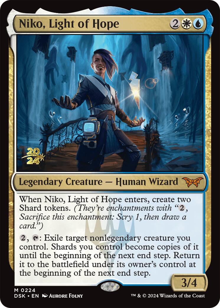 Niko, Light of Hope [Duskmourn: House of Horror Prerelease Promos] | Local Legends