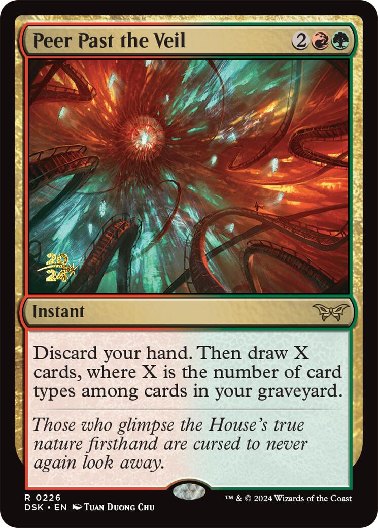 Peer Past the Veil [Duskmourn: House of Horror Prerelease Promos] | Local Legends