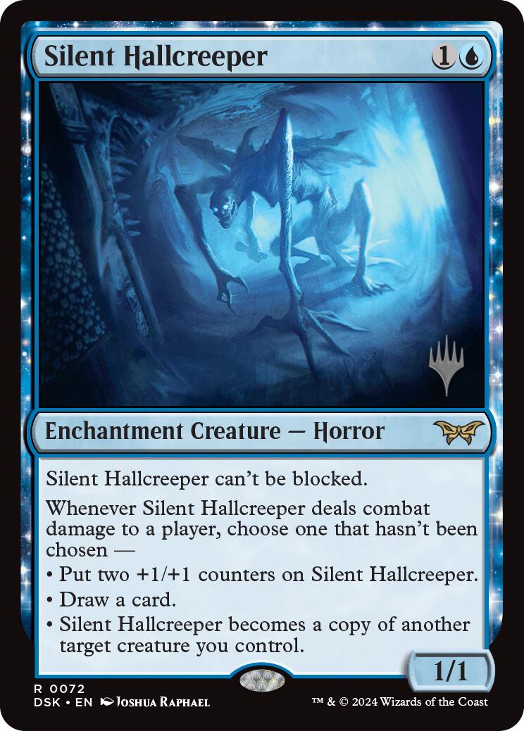 Silent Hallcreeper [Duskmourn: House of Horror Promos] | Golgari Games