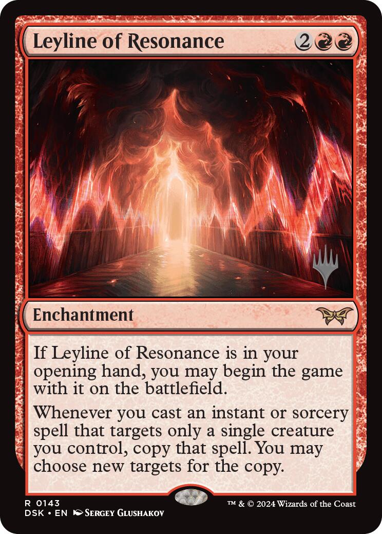 Leyline of Resonance (Promo Pack) [Duskmourn: House of Horror Promos] | Local Legends