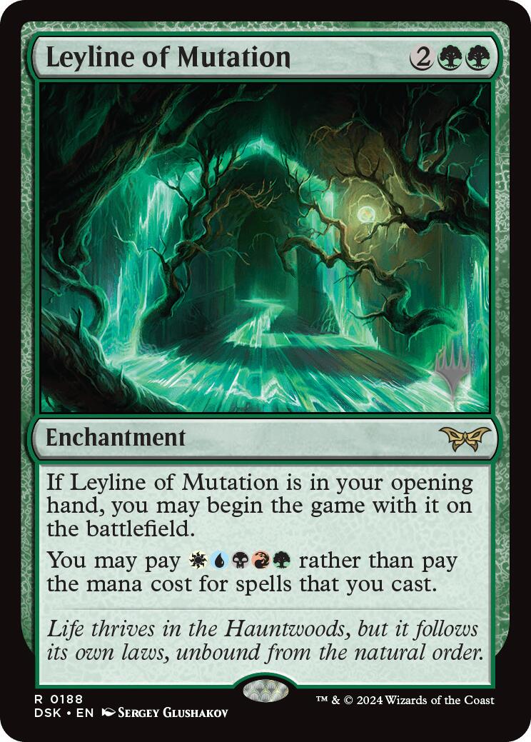 Leyline of Mutation (Promo Pack) [Duskmourn: House of Horror Promos] | Local Legends