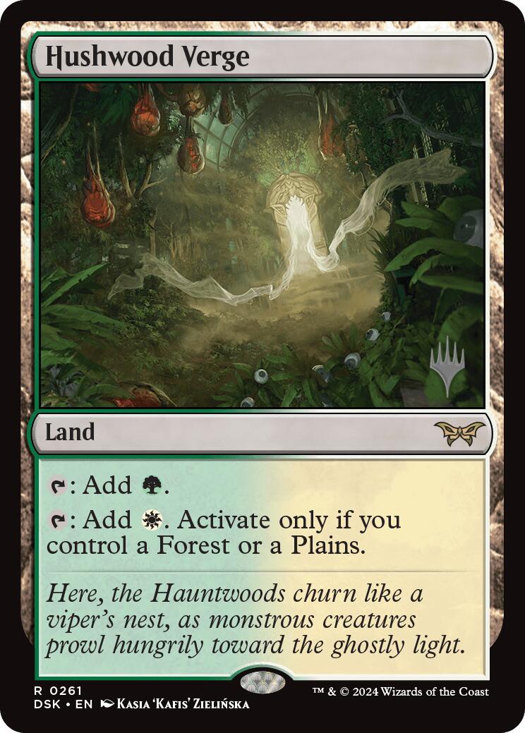 Hushwood Verge (Promo Pack) [Duskmourn: House of Horror Promos] | Local Legends