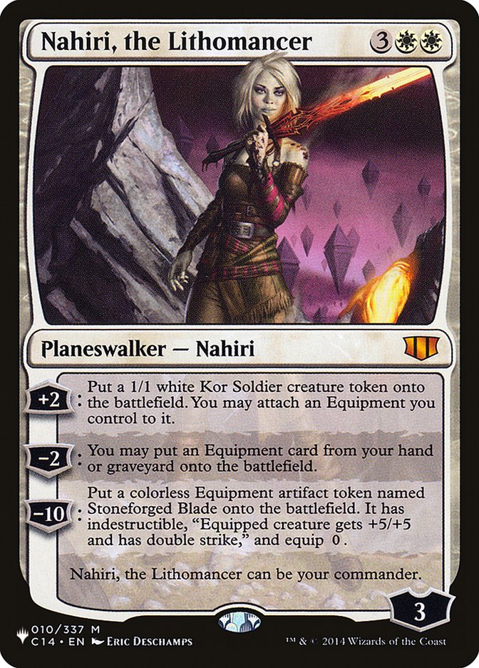 Nahiri, the Lithomancer [The List] | Golgari Games